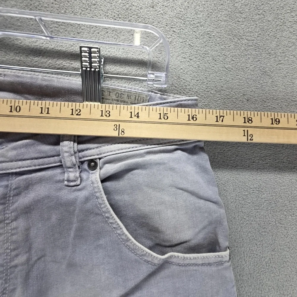 Diesel Jeans‎ Mens 30x30 Gray Krayver Light Wash Regular Slim Carrot 0819D